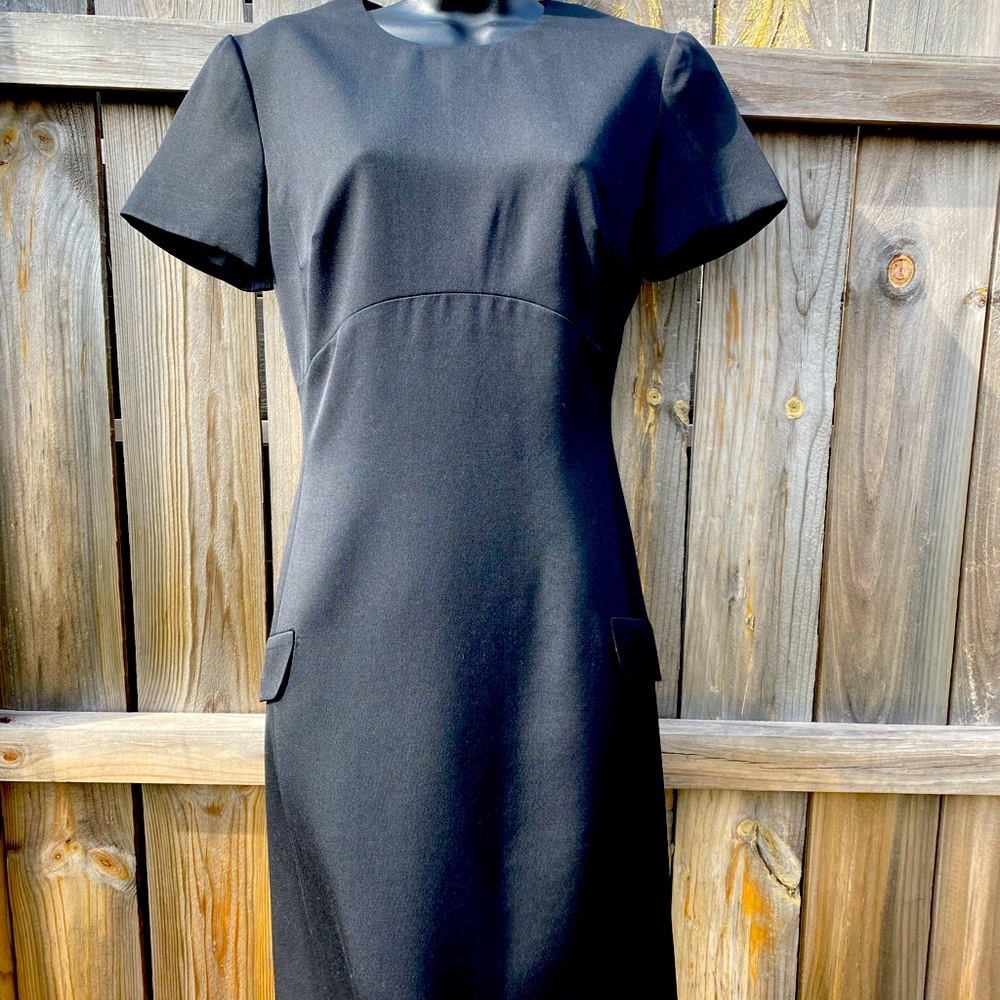 Vintage Gianni Versace Couture black dress size 8